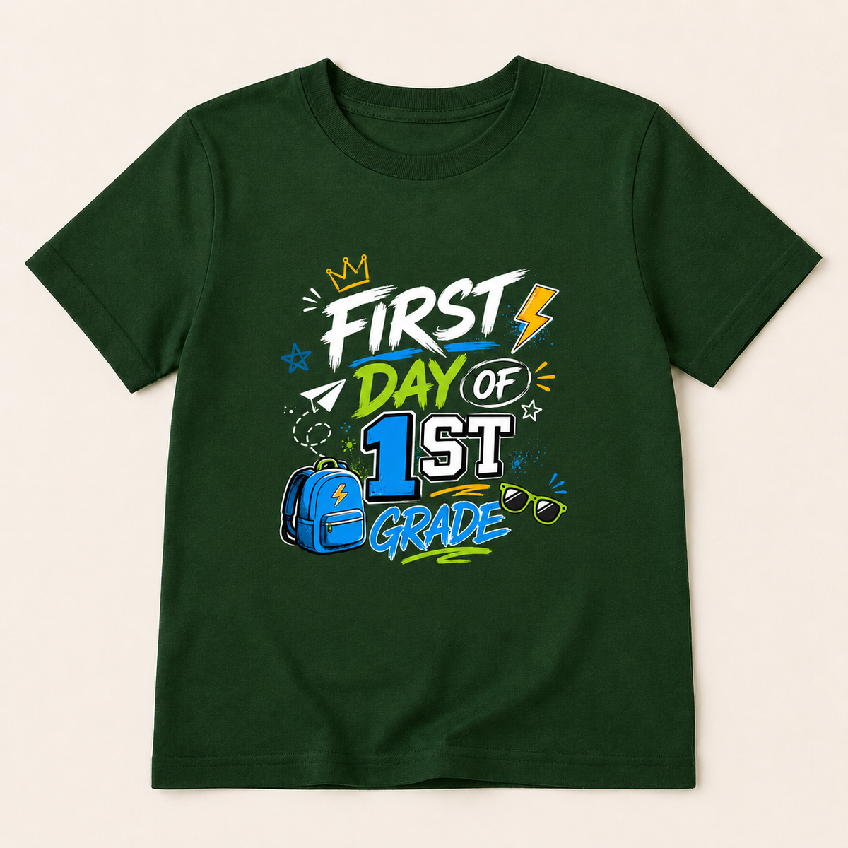 First Day of School Kids’ T-Shirt – Choose Your Grade